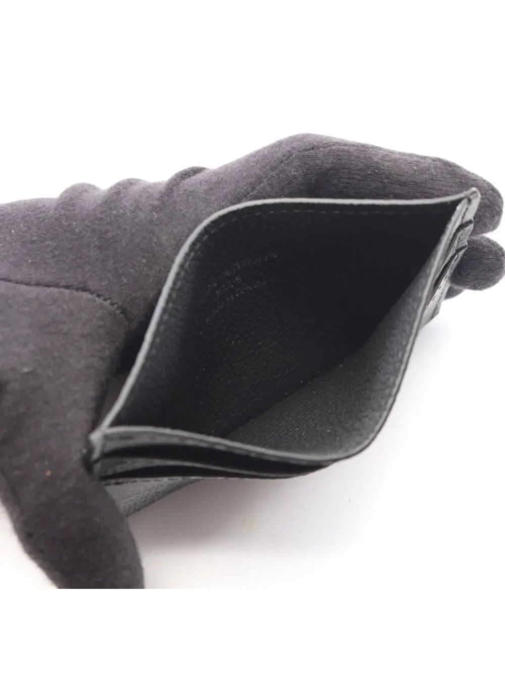 Louis Vuitton Card Case Holder Double Damoflage Leather